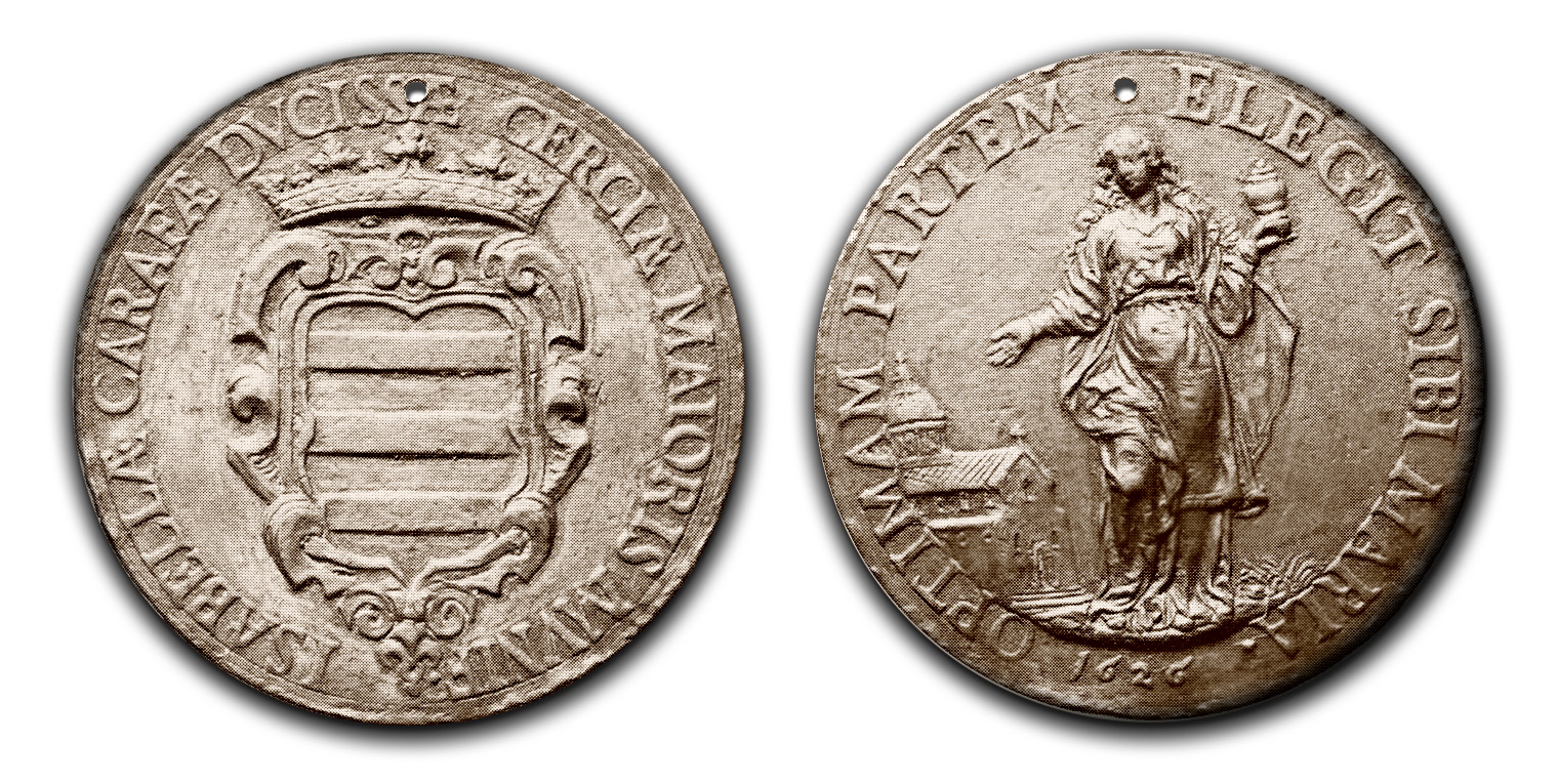 Medaglia celebrativa di Isabella Carafa Duchessa di Cercemaggiore